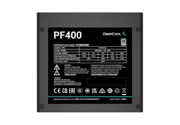Блок питания для ПК Deepcool PF400 80+