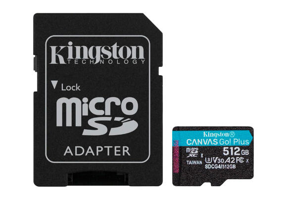 Карта памяти Kingston Canvas Go Plus 512GB Карта памяти Kingston Canvas Go Plus 512GB