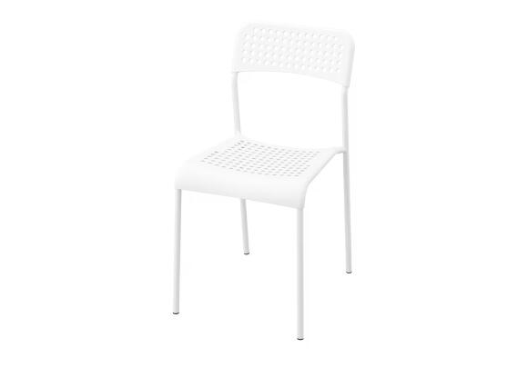 Пластиковый стул IKEA ADDE (White)