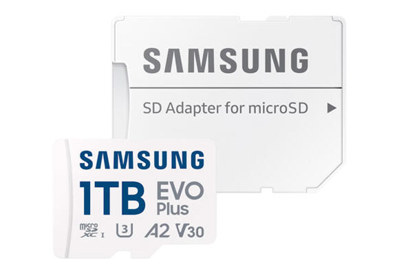 Карта памяти Samsung EVO Plus 1 TB MicroSD с адаптером SD