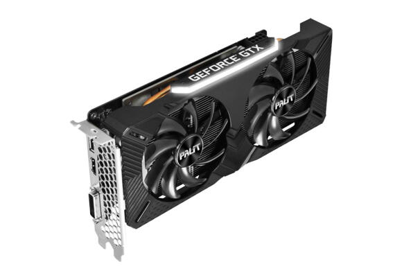 Видеокарта Palit GeForce GTX 1660 Ti Dual 6ГБ (NE6166T018J9-1160A) Видеокарта Palit GeForce GTX 1660 Ti Dual 6ГБ (NE6166T018J9-1160A)