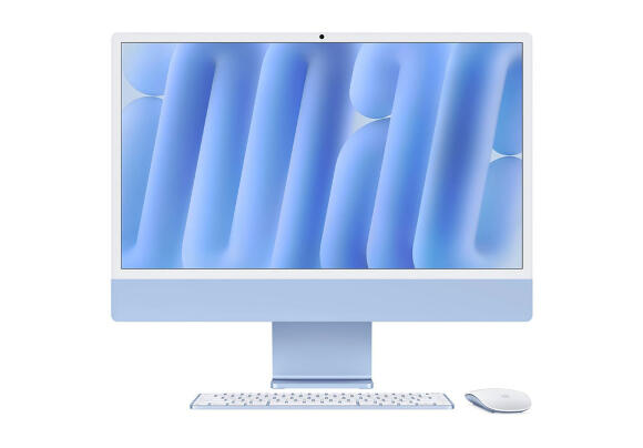 Моноблок Apple iMac 24" M4 (8C/8C) 16/256 ГБ 2024 Blue [NWUF3B/A]