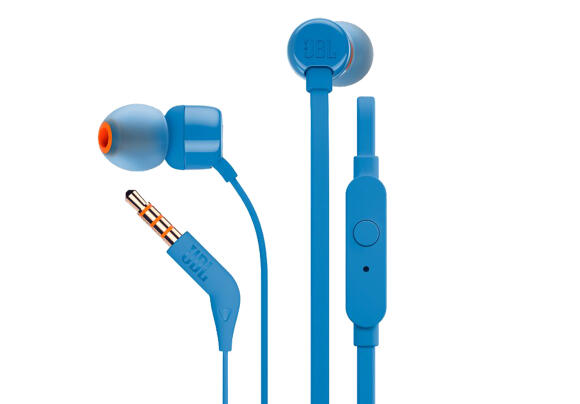 Наушники JBL Tune 110 синий, черный, красный, белый