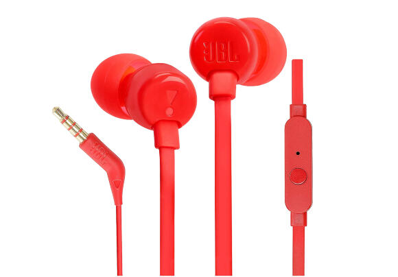 Наушники JBL Tune 110 синий, черный, красный, белый