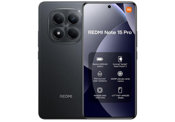 Смартфон Xiaomi Redmi Note 15 Pro 8/256  Black