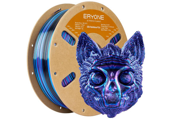 Филамент для 3D принтера ERYONE 1.75mm Silk Rainbow PLA (Obsidian) Филамент для 3D принтера ERYONE 1.75mm Silk Rainbow PLA (Obsidian)