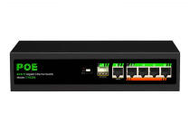 6-ти портовый - PoE сетевой коммутатор 4+2 (Гигабитный) TXE298