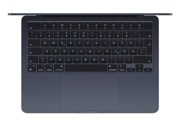 MacBook Air M3 13" 2024 16/256 ГБ (Midnight) [MC8K4B/A]