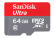 Карта памяти Sandisk Ultra microSDXC 64GB Карта памяти Sandisk Ultra microSDXC 64GB