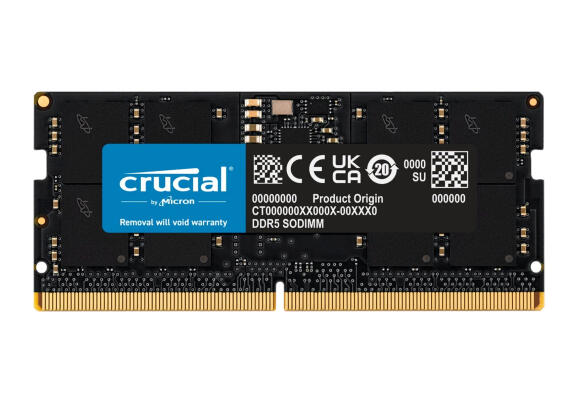 ОП для ноутбука Crucial 32ГБ DDR5-4800МГц CT32G48C40S5