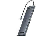 USB-хаб Green Lion 12-in-1 Type-C GN12N1CHUBGY