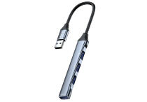 USB-хаб Green Lion 4 in 1 Type-A GN4N10HUSBABK