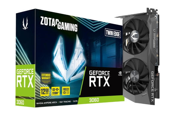 Видеокарта ZOTAC GAMING GeForce RTX 3060 Twin Edge Видеокарта ZOTAC GAMING GeForce RTX 3060 Twin Edge