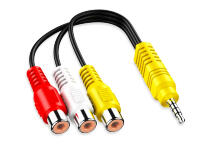 Кабель AV (female) на mini Jack 3.5мм