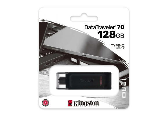 Накопитель USB Kingston Traveler 70 128GB Type C DT70/128GB