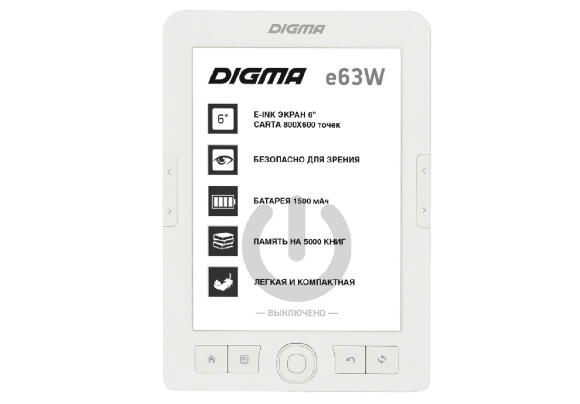 Электронная книга Digma E63W