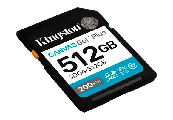 Карта памяти Kingston Canvas Go Plus SD 512GB