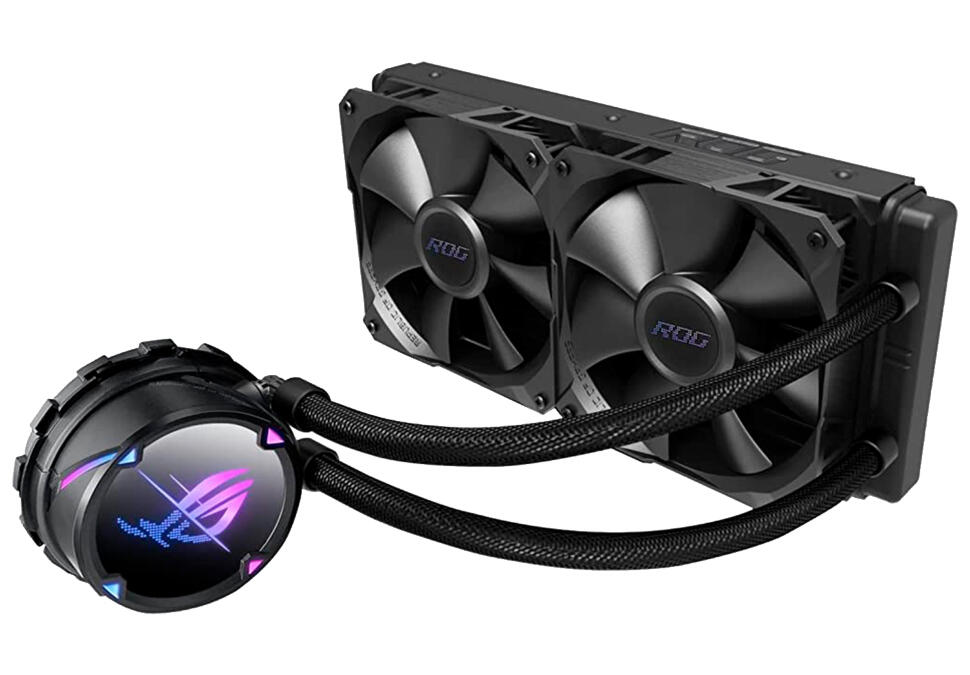 Asus rog lc ii. ASUS ROG Strix LC II 360 ARGB. Жидкостного охлаждения lga1700 115x. Водянка на один вентилятор ASUS ROG Strix