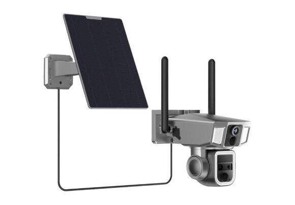 IP-камера Powerology 4G/WIFI 360° Dual Lens Outdoor Camera IP-камера Powerology 4G/WIFI 360° Dual Lens Outdoor Camera