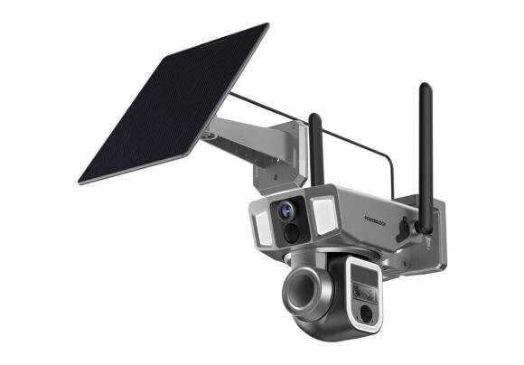 IP-камера Powerology 4G/WIFI 360° Dual Lens Outdoor Camera IP-камера Powerology 4G/WIFI 360° Dual Lens Outdoor Camera