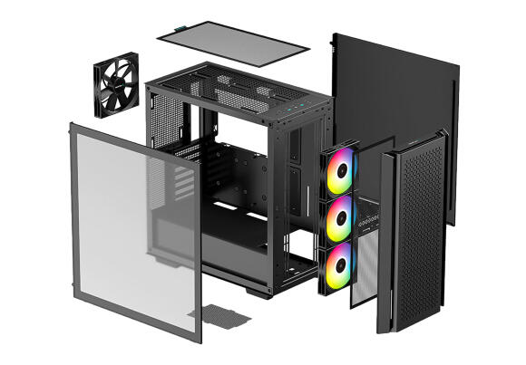 Корпус для ПК Deepcool CG560 R-CG560-BKAAE4-G-1 Корпус для ПК Deepcool CG560 R-CG560-BKAAE4-G-1