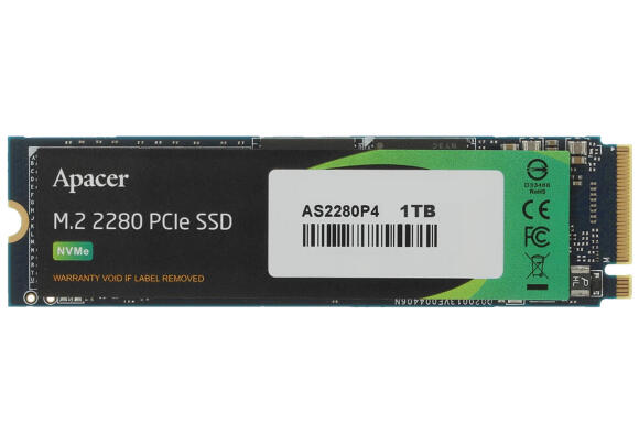 Накопитель SSD Apacer AS2280P4 1TB M.2 NVMe [AP1TBAS2280P4-1]