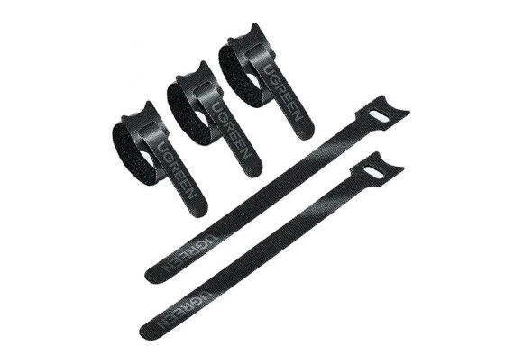 Набор - кабельный органайзер UGREEN LP401 Cable Winder 20 Pcs (Black)