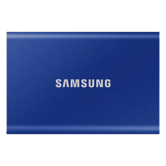 Портативный SSD Samsung T7 500 ГБ (Blue)