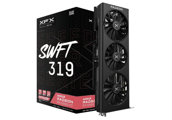 Видеокарта XFX Speedster SWFT319 AMD Radeon RX 6900 XT Gaming 16 Гб RX-69XTAQFD9