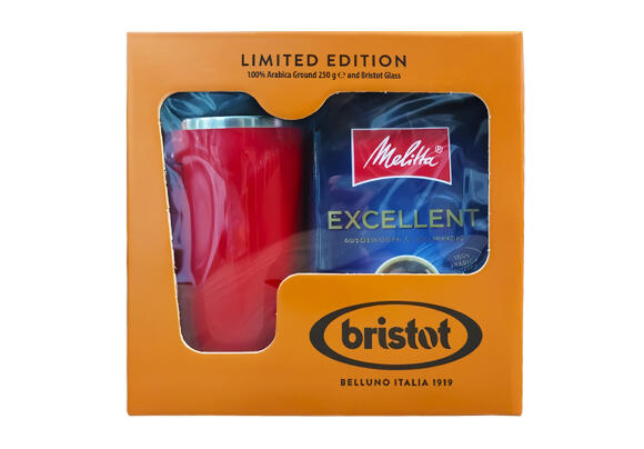 Подарочный набор Melitta (Кофе + Термокружка) 250 мл (Red)