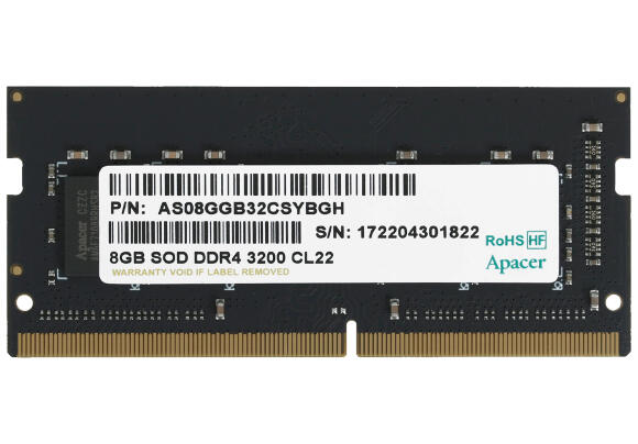 ОП для Ноутбука Apacer 8GB DDR4 3200MHz ES.08G21.GSH