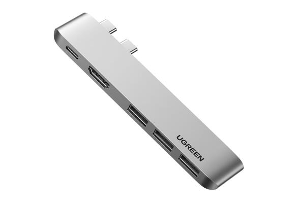 Адаптер Ugreen CM251 Dual TYPE-C для Macbook (60559)
