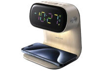 Беспроводное ЗУ-часы Green Lion Bedside 2-в-1