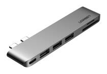 Адаптер Ugreen CM251 Dual TYPE-C для Macbook (60560)