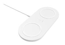 Двойное беспроводное ЗУ Belkin на 10 Вт белое Двойное беспроводное ЗУ Belkin на 10 Вт белое