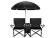 Кемпинговый стул Porodo Lifestyle Dual Chair PDLFSTCH21BK