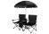 Кемпинговый стул Porodo Lifestyle Dual Chair PDLFSTCH21BK