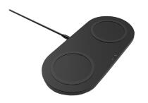 Двойное беспроводное ЗУ Belkin на 10 Вт черное Двойное беспроводное ЗУ Belkin на 10 Вт черное