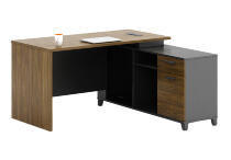 Офисный стол NOEL C-DG1414 Темный