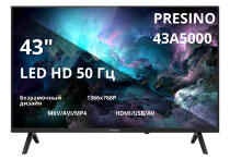 Телевизор Presino 43A5000 43" HD LED 