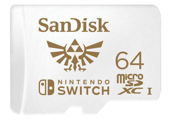 Карта памяти SanDisk Nintendo Switch 64 ГБ SDSQXAT-064G-GN3ZN