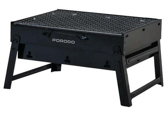 Складной угольный гриль Porodo Lifestyle Mini BBQ Grill PDLFSTMCSBK