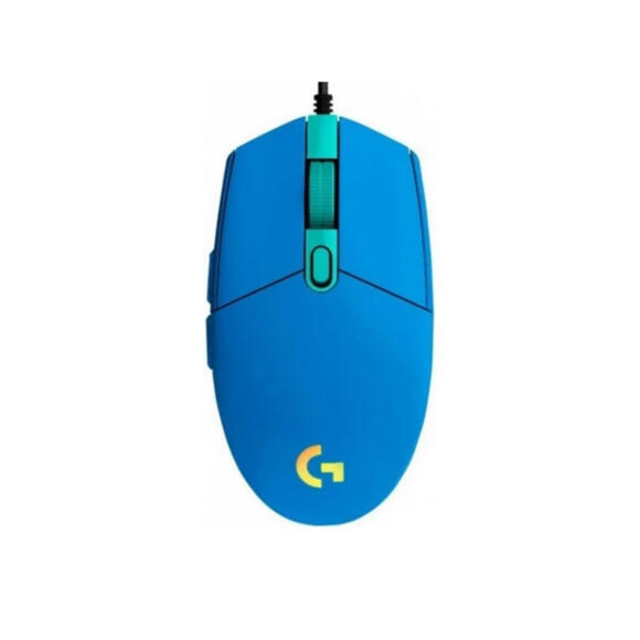 Мышь Logitech G102 Lightsync синяя 910-005810
