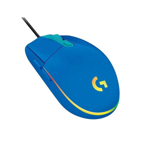Мышь Logitech G102 Lightsync синяя 910-005810