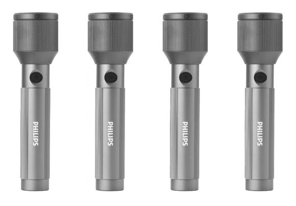 Комплект фонарей 4x PHILIPS SFL2143C4 1100Lm 3000 mAh (950м)