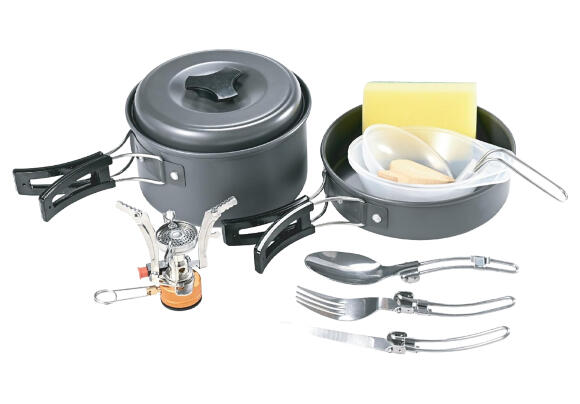 Набор для кемпинга Green Lion CampCook 10-in-1 [GNCPCKSTVBK]