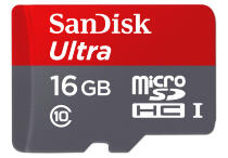 Карта памяти SanDisk UHS-I 16ГБ SDSQUNB-032G-GN3MA MicroSD