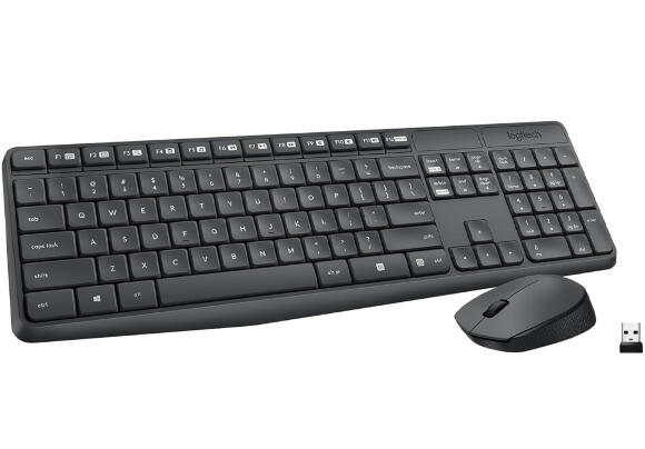 Комплект Logitech Logitech MK235 Wireless Combo (Black)