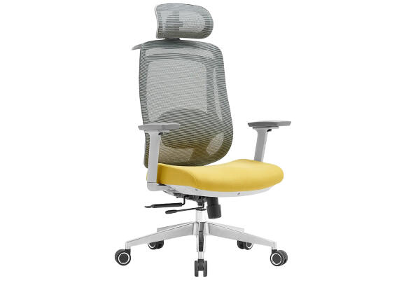 Офисное кресло Noel ICON-HG PLUS Grey-Yellow
