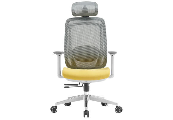 Офисное кресло Noel ICON-HG PLUS Grey-Yellow